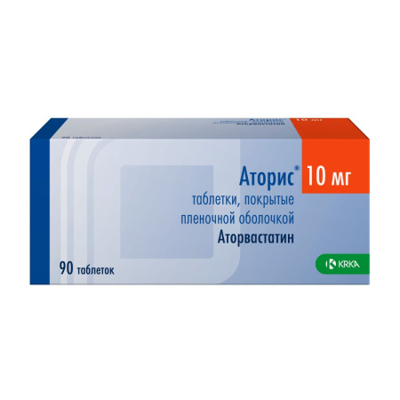 АТОРИС таб 10мг N90