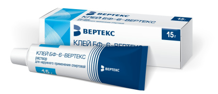 КЛЕЙ БФ-6 15г  Вертекс #^^