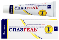 СПАЗГЕЛЬ гель 2,5% 30г #^^