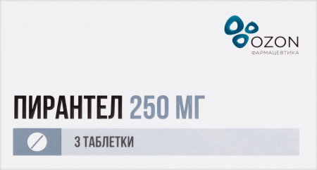 ПИРАНТЕЛ таб 250мг N3  ОЗОН