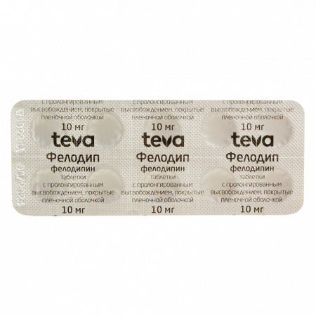 ФЕЛОДИП таб 10мг N30