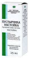 ПУСТЫРНИКА настойка 25мл  Тверская ФФ
