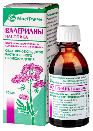 Валериана настойка 25мл N1