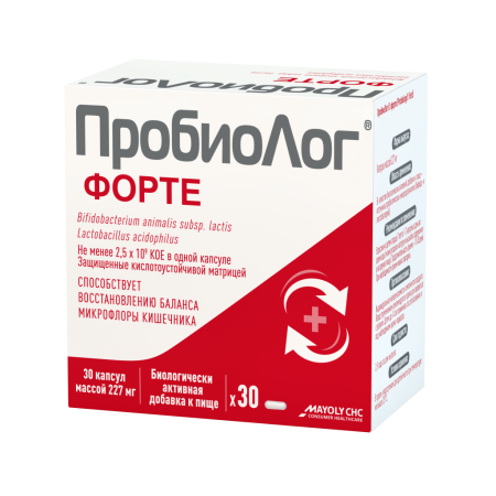 ПРОБИОЛОГ ФОРТЕ капс N30