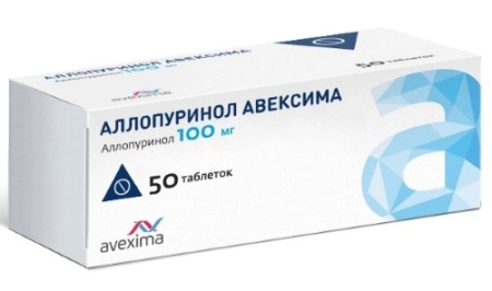 АЛЛОПУРИНОЛ-АВЕКСИМА таб 100мг N50