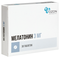 МЕЛАТОНИН таб 3мг N30 Озон