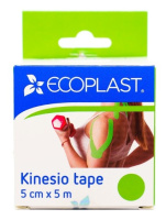 ECOPLAST КИНЕЗИО ТЕЙП 5СМХ5М ЗЕЛЕНЫЙ
