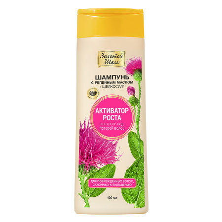 ЗОЛОТОЙ ШЕЛК Шампунь Контроль над потерей волос 400мл