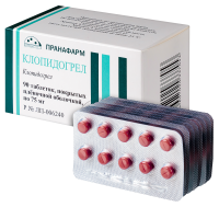 КЛОПИДОГРЕЛ таб 75мг N90  Пранафарм