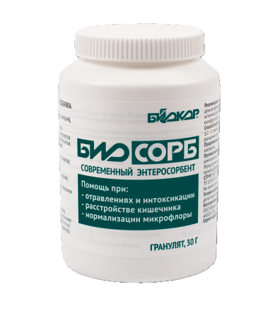 БИОСОРБ БИОКОР флак гран 30г
