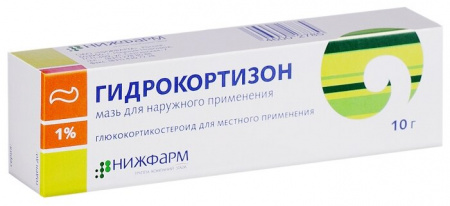 ГИДРОКОРТИЗОН мазь 1% 10г  Нижфарм #