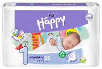 БЕЛЛА БЭБИ ХЭППИ подгузники NEWBORN (2-5) N25 #