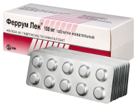 ФЕРРУМ ЛЕК таб 100мг N90
