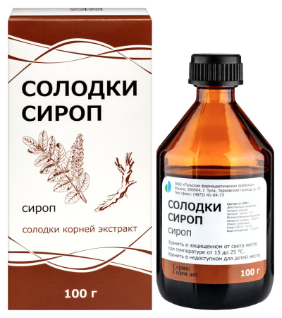 СОЛОДКИ сироп 100мл  Тульская ФФ