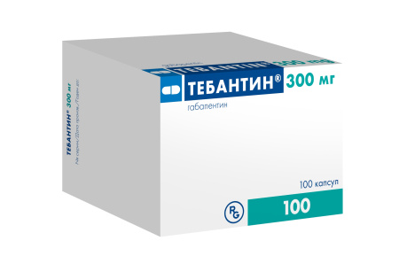 ТЕБАНТИН капс 300мг N100