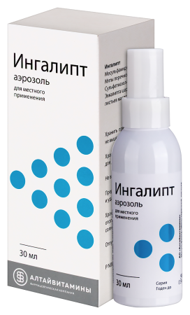 ИНГАЛИПТ аэр 30мл  Алтайвитамины