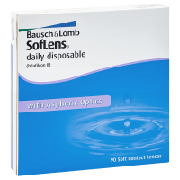 ЛИНЗЫ BAUSCH&LOMB SOFTLENS Daily Disposable 8,6 №90 (-1,00)