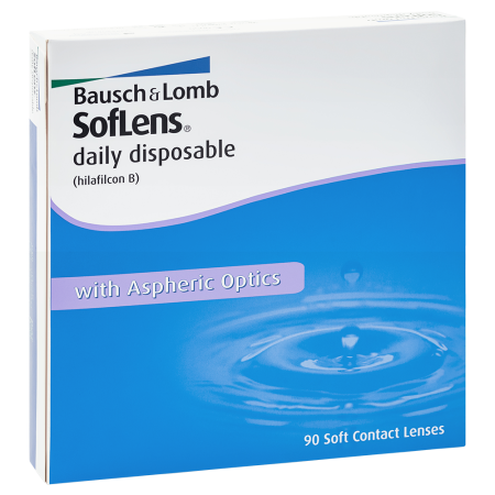ЛИНЗЫ BAUSCH&LOMB SOFTLENS Daily Disposable 8,6 №90 (-1,00)