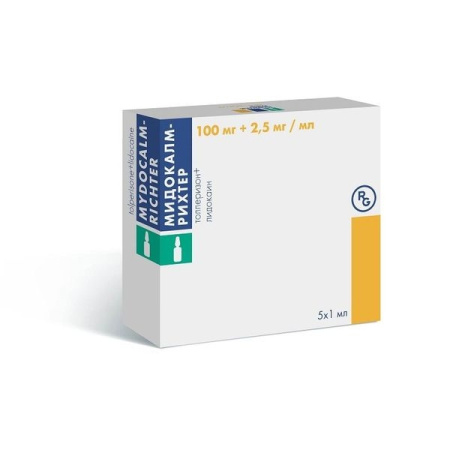МИДОКАЛМ-РИХТЕР амп 1мл N5