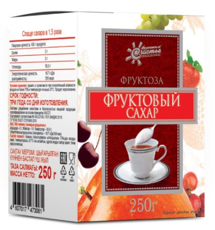 ФРУКТОЗА 250г  Сладкий мир