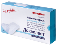 ПЛАСТЫРЬ ДОКАПЛАСТ с Мирамистином 8х15см №25