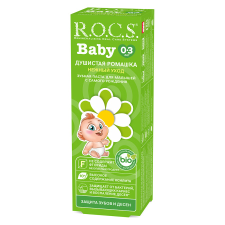 РОКС з/п БЕБИ Нежный уход Ромашка 45г