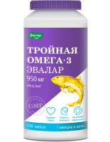 ТРОЙНАЯ ОМЕГА-3 капс 950мг №120  Эвалар