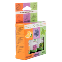 ОЛЕОС Набор масел ароматических Апельсин слад, лаванда наст, мята переч 10мл №3