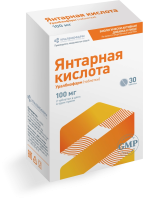 ЯНТАРНАЯ КИСЛОТА УРАЛБИОФАРМ таб массой 0,5г N30