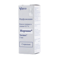 НОРМАКС 0,3% 5МЛ ГЛАЗНЫЕ/УШНЫЕ КАПЛИ