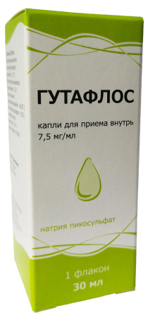 ГУТАФЛОС капли д/пр внутрь 7,5мг/мл 30мл №1