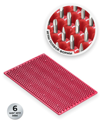 АППЛИКАТОР КУЗНЕЦОВА ЛАБОРАТОРИЯ КУЗНЕЦОВА 15Х22см/красный металломагнитный без подложки полиметаллический