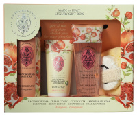 LA FLORENTINA Набор Гранат/пена для ванны 500мл+лосьон для тела 200мл+гель для душа 200мл+мыло 115,0+спонж/