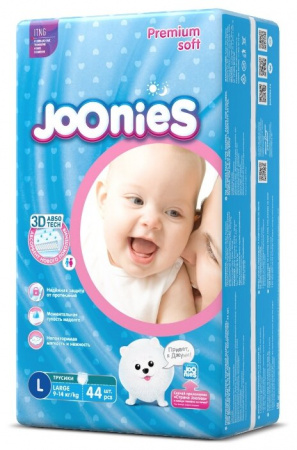 ДЖУНИС (Joonies) Подгуз-трус L (9-14) N44