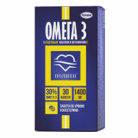 ОМЕГА-3 30% С КЕДРОВЫМ МАСЛОМ И ВИТАМИНОМ Е 1,4 N30 КАПС