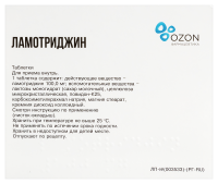 ЛАМОТРИДЖИН таб 100мг N30  Озон