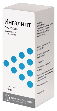 ИНГАЛИПТ аэр 30мл  Алтайвитамины
