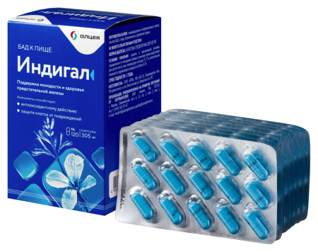ИНДИГАЛ капс 305 мг N120