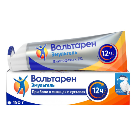 ВОЛЬТАРЕН эмульгель 2% 150г (треуг крышка) #^^