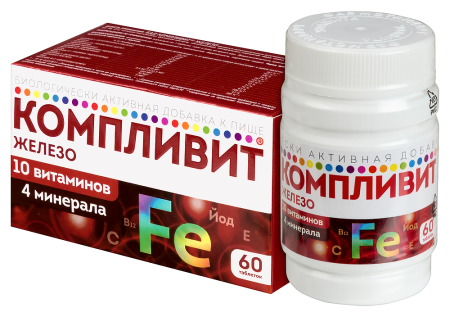 КОМПЛИВИТ ЖЕЛЕЗО таб N60