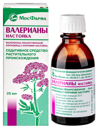 Валериана настойка 25мл N1