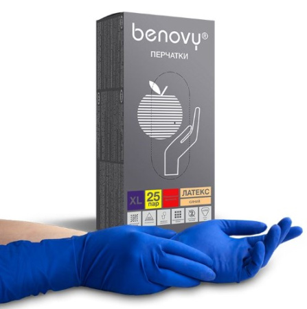 ПЕРЧАТКИ BENOVY ЛАТ HIGH RISK см/нест неопуд (пара) XL №25