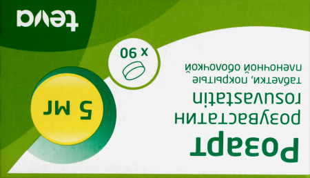 Розарт таб. п/п/о 5мг №90