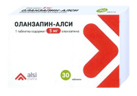 ОЛАНЗАПИН-АЛСИ 5 МГ N30 ТАБЛ /АКЦИЯ за 1 шт./