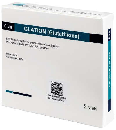 ГЛАТИОН лиоф д/р-ра в/в в/м 0.6 №5