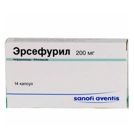 ЭРСЕФУРИЛ капс 200мг N14