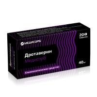 ДРОТАВЕРИН МЕДИСОРБ 40 МГ N20 ТАБЛ