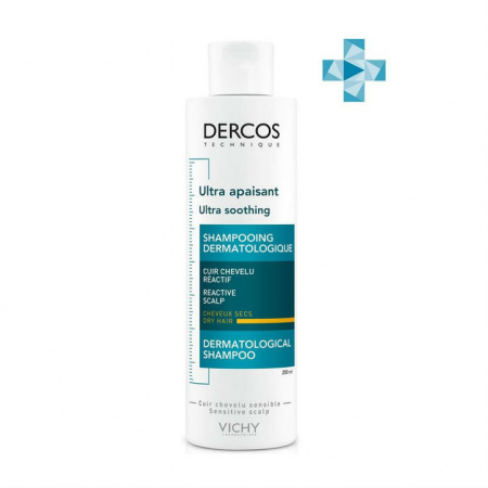 ВИШИ ДЕРКОС Шампунь-уход Успокаивающий (сухие) 200мл
