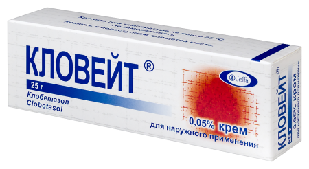 КЛОВЕЙТ крем 0.05% 25г