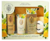 LA FLORENTINA Набор Цитрус/пена для ванны 500мл+лосьон для тела 200мл+гель для душа 200мл+мыло 115,0+спонж/